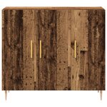vidaXL Buffet en Bois Ancien  90x34x80 cm  Fabriqué en Bois Ingénierie
