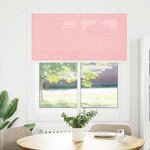 vidaXL Store plissé rose 120x150 cm largeur du tissu 119 4cm polyester