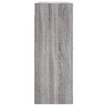 vidaXL Armoire murale sonoma gris 69 5x34x90 cm bois d'ingénierie