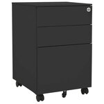 vidaXL Classeur mobile Anthracite 39x45x60 cm Acier