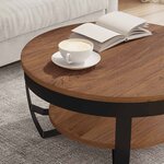 vidaXL Table basse 65x65x32 cm Bois d'acacia solide