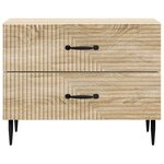 vidaXL Cabinet de chevet avec tiroir Chêne Sonoma 62 x 34 5 x 47 5 cm