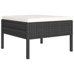 Salon de jardin meuble d'extérieur ensemble de mobilier 12 pièces avec coussins résine tressée noir 02_0015666