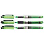 Surligneur NAVIGATOR de poche Pointe Biseautée vert x 3 STABILO