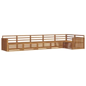 vidaXL Ensemble de canapés d'extérieur 6 pc Naturel