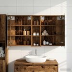 vidaXL Ensemble de Meubles de Salle de Bain 3 Pièces 120 x 14 5 x 70 cm