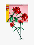 LEGO Botanicals Les roses 40460 - 2 fleurs rouges  tiges réglables