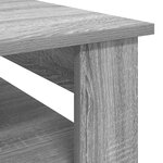vidaXL Table basse Gris Sonoma 64 x 54 x 44 cm Bois d'ingénierie