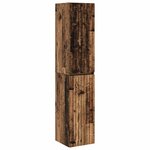 vidaXL Cabinet de Salle de Bain Mural Bois ancien 33 x 34 5 x 160 cm
