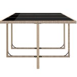 vidaXL Ensemble à manger d’extérieur et coussins 11 Pièces Résine tressée