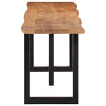 vidaXL Banc 160 cm bois d'acacia massif et acier