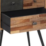vidaXL Table de chevet 47x31 5x60 cm bois massif de teck