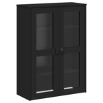 vidaXL Dessus pour buffet VIKEN noir bois d'ingénierie