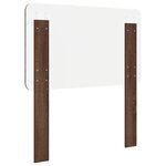 vidaXL Tête de lit Chêne brun 80 cm Bois d'ingénierie