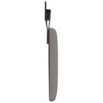vidaXL Tête de lit suspendue Taupe Velours