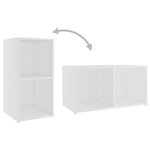 vidaXL Ensemble de meubles TV 3 Pièces Blanc Bois d'ingénierie