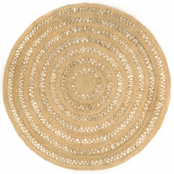 vidaXL Tapis fait à la main Jute tressée 210 cm