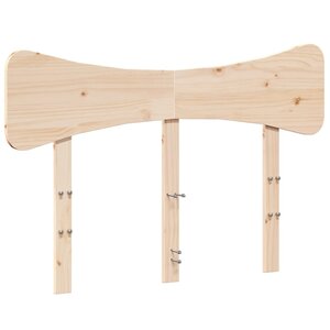vidaXL Tête de lit 120 cm bois massif de pin