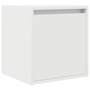 vidaXL Table de chevet murale blanc 38x34x40 cm