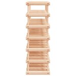 vidaXL Casier à vin pour 42 bouteilles 68 5x23x68 5 cm pin massif