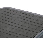 Q-connect repose-pieds - Réglable avec revêtement caoutchouc - 45x33x8.5cm - Noir