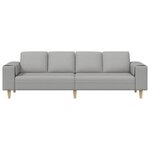 vidaXL Ensemble de Canapés Gris nuage tissu