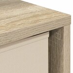 vidaXL Buffet Chêne Sonoma 59 5 x 27 x 57 cm