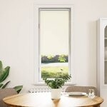vidaXL Store enrouleur occultant blanc cassé 40x130cm largeur du tissu