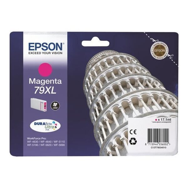 Epson 79xl tour de pise cartouche d'encre magenta