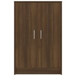 vidaXL Meuble à chaussures Chêne marron 60x35x92 cm Bois d'ingénierie