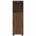 vidaXL Cabinet de salle de bain Chêne marron 30 x 35 x 95 cm