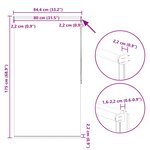 vidaXL Store roulant 80 x 175 cm Beige