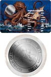 Pièce de monnaie en Platine 25 Dollars g 0.062 (1/500 oz) Millésime 2026 KRAKEN 1/500 (PRÉCOMMANDE)