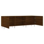 vidaXL Meuble TV chêne marron 150x30x50 cm bois d'ingénierie