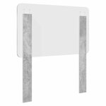 vidaXL Tête de lit Gris béton 80 cm Bois d'ingénierie