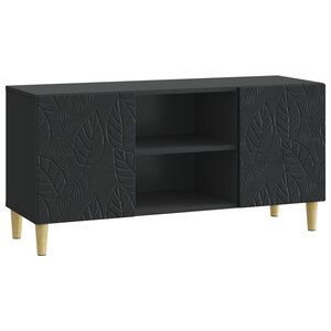vidaXL Meuble TV 102 x 34 5 x 50 cm Noir Bois d'ingénierie