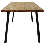 vidaXL Table à manger 200x90x75 cm bois d'acacia solide