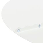 vidaXL Pot en plastique Blanc Plastique Moyen Durable Pot en plastique