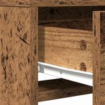 vidaXL Table de Toilette Marron 50 x 41 x 140 cm Bois d'ingénierie