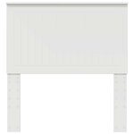 vidaXL Tête de lit avec tête de lit Blanc 90 cm Bois d'ingénierie