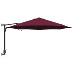vidaXL Parasol de jardin Bordeaux 248 x 248 x 148 cm