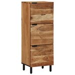 Highboard vidaXL 40x33x110 cm en bois d'acacia solide
