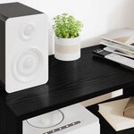 vidaXL Meuble TV Chêne noir 60 x 30 x 40 cm Bois d'ingénierie