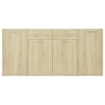 vidaXL Buffet Chêne sonoma 160x36x75 cm Bois d'ingénierie