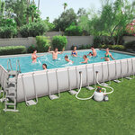 Bestway jeu de piscine power steel rectangulaire 956x488x132 cm 56623