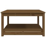 vidaXL Table de jardin marron miel 82 5x82 5x45 cm bois massif de pin