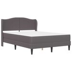 vidaXL Cadre de lit avec tête de lit Gris 160 x 200 cm Simili cuir