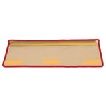 vidaXL Tapis d'escalier autocollants 15 Pièces 65x21x4 cm Rouge
