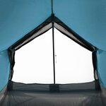 vidaXL Tente de camping 2 personnes bleu imperméable