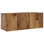 vidaXL Meubles TV muraux 6 Pièces vieux bois bois d'ingénierie